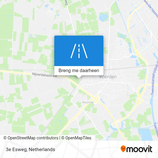 3e Esweg kaart