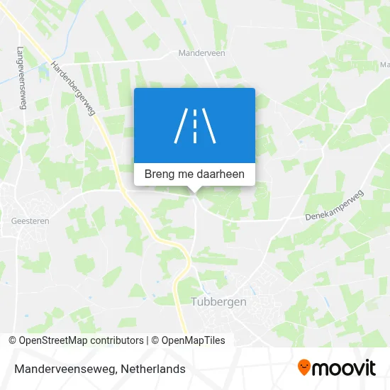 Manderveenseweg kaart