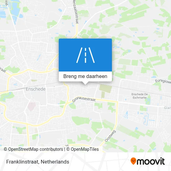 Franklinstraat kaart