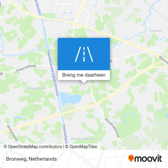 Bronweg kaart