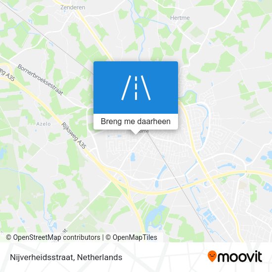 Nijverheidsstraat kaart
