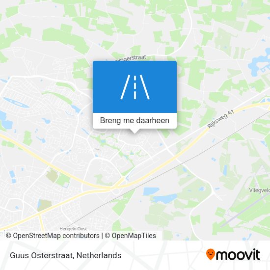 Guus Osterstraat kaart