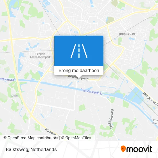 Balktsweg kaart