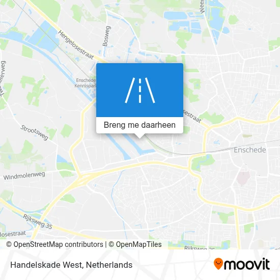 Handelskade West kaart