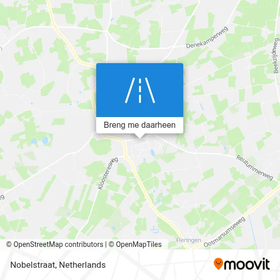 Nobelstraat kaart