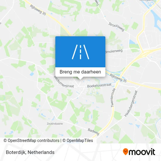 Boterdijk kaart
