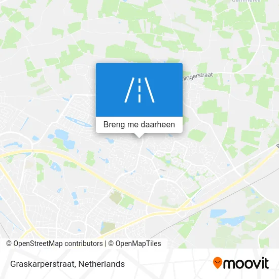 Graskarperstraat kaart