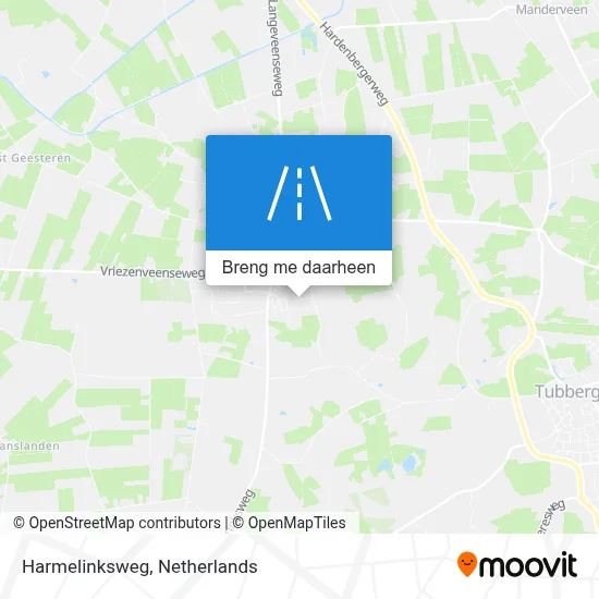 Harmelinksweg kaart