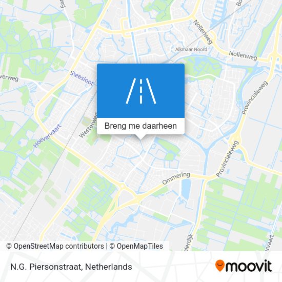 N.G. Piersonstraat kaart