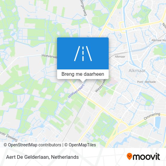 Aert De Gelderlaan kaart