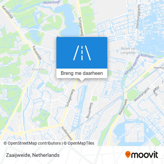 Zaaijweide kaart