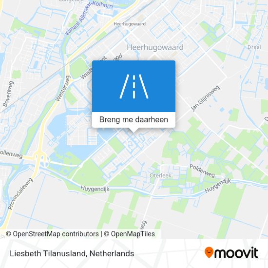 Liesbeth Tilanusland kaart