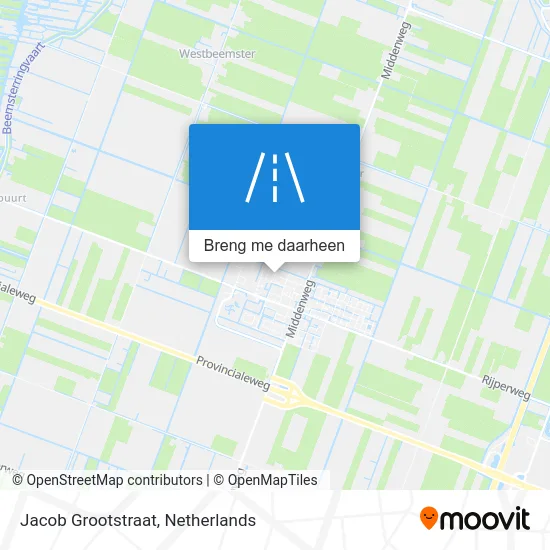 Jacob Grootstraat kaart