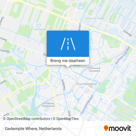 Gedempte Where kaart