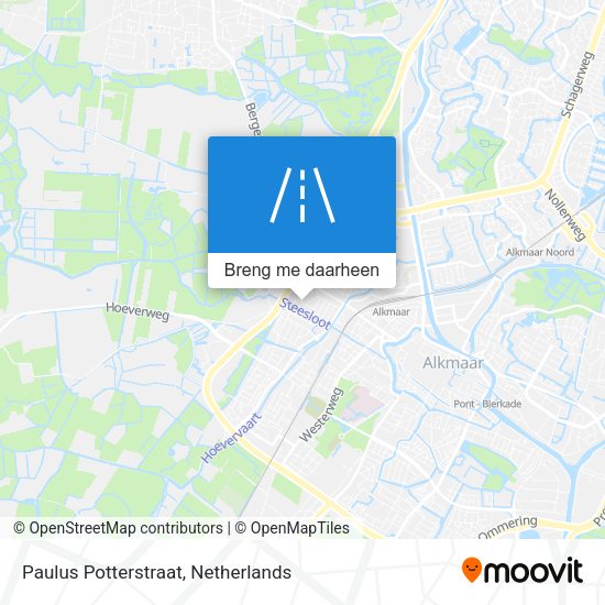 Paulus Potterstraat kaart