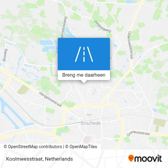 Koolmeesstraat kaart