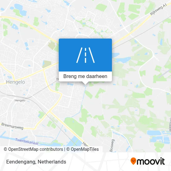 Eendengang kaart