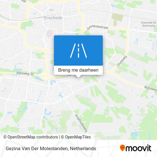 Gezina Van Der Molenlanden kaart