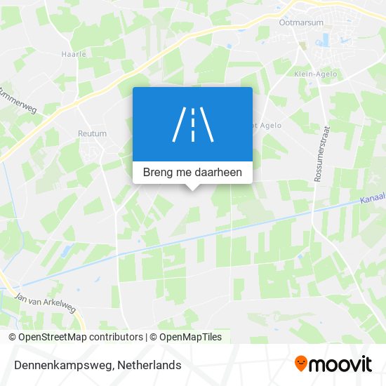 Dennenkampsweg kaart