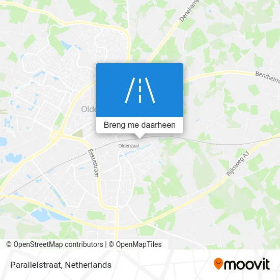 Parallelstraat kaart