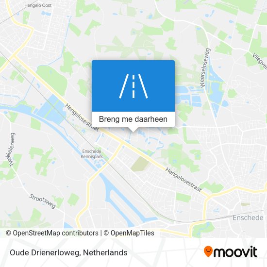 Oude Drienerloweg kaart