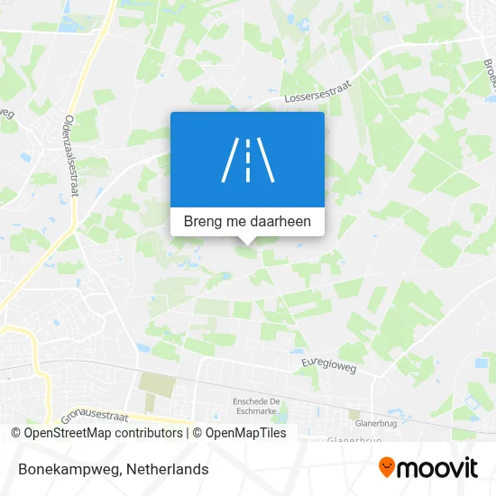 Bonekampweg kaart