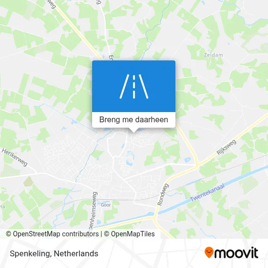 Spenkeling kaart