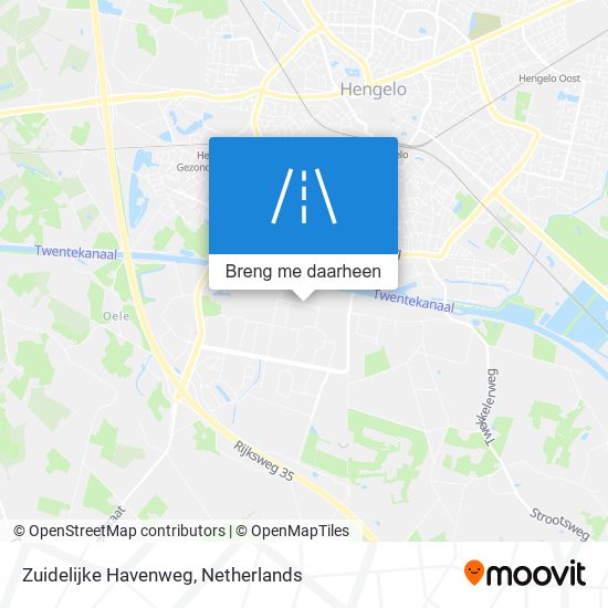 Zuidelijke Havenweg kaart