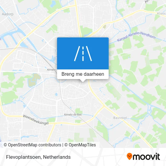 Flevoplantsoen kaart
