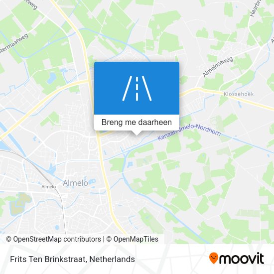 Frits Ten Brinkstraat kaart