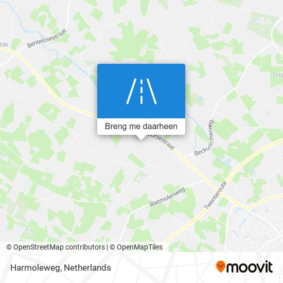 Harmoleweg kaart