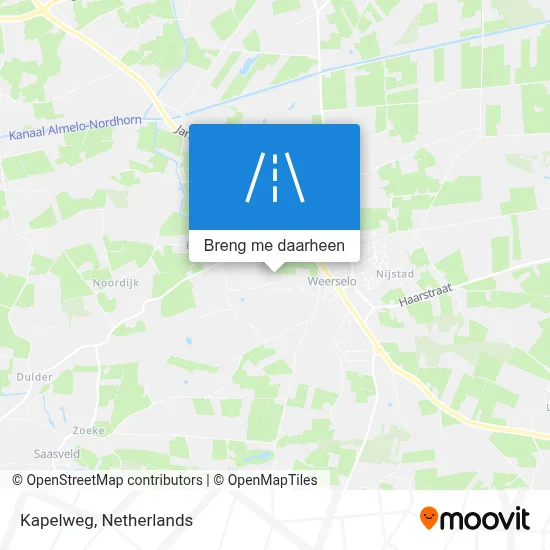 Kapelweg kaart