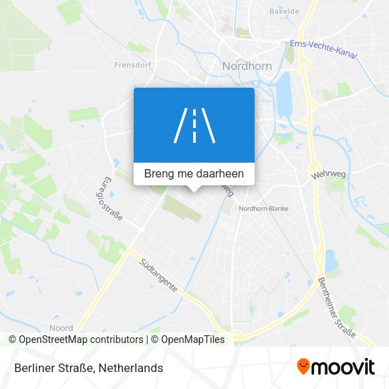 Berliner Straße kaart