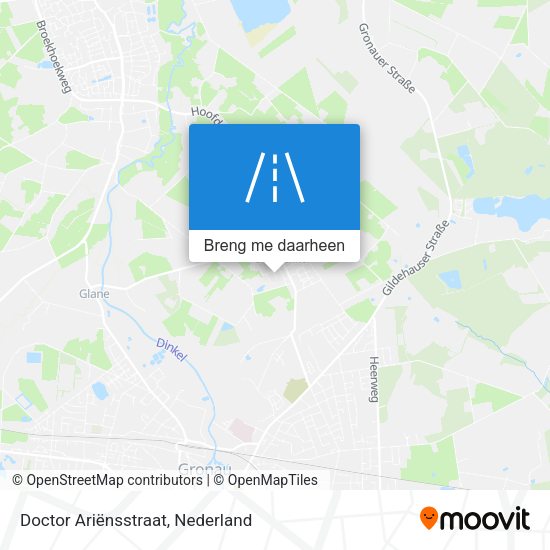 Doctor Ariënsstraat kaart