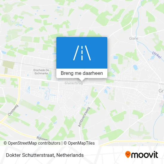 Dokter Schutterstraat kaart