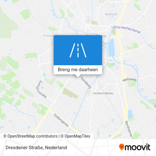 Dresdener Straße kaart