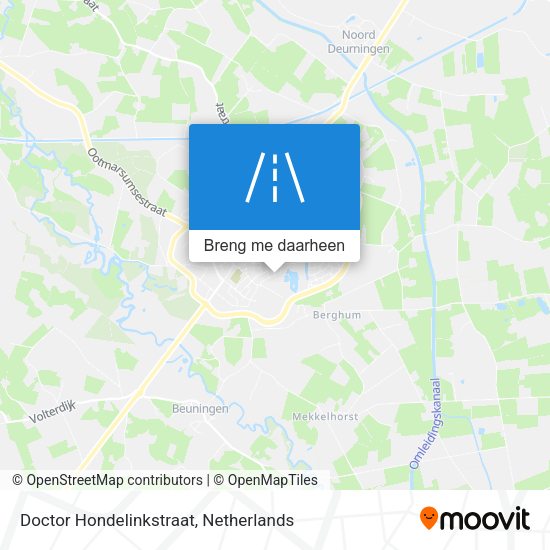 Doctor Hondelinkstraat kaart