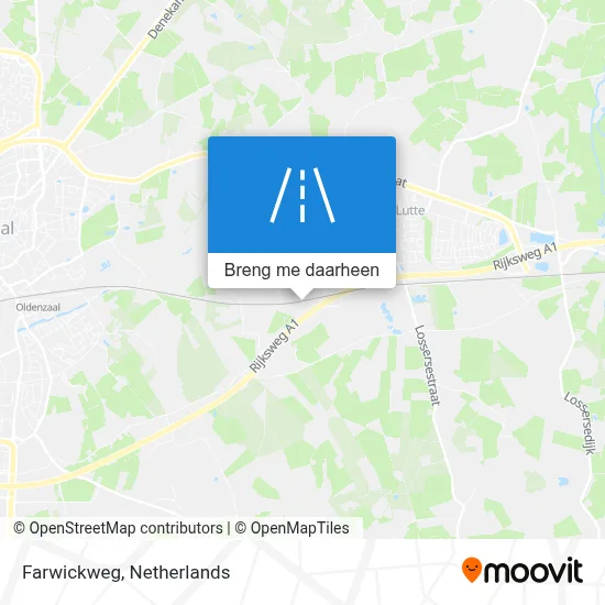 Farwickweg kaart