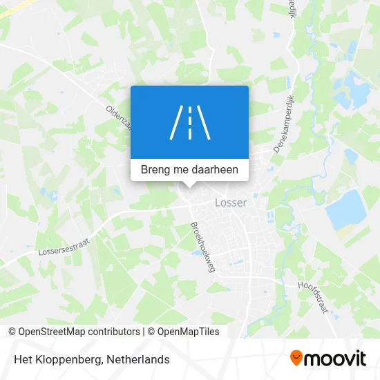 Het Kloppenberg kaart
