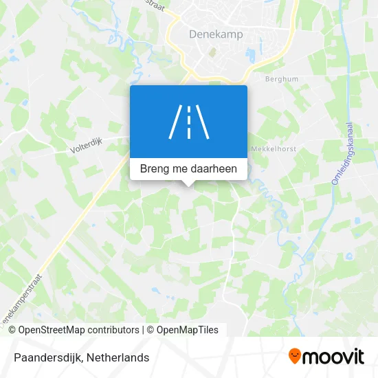 Paandersdijk kaart