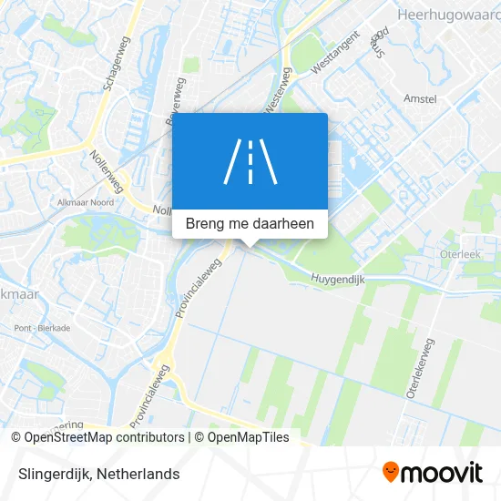 Slingerdijk kaart