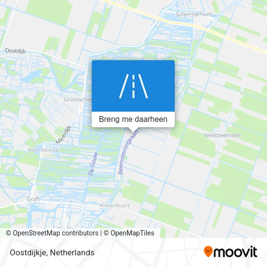 Oostdijkje kaart