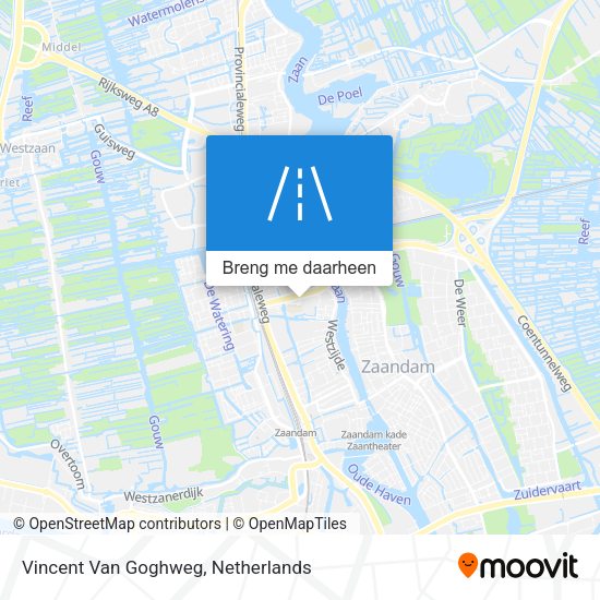 Vincent Van Goghweg kaart