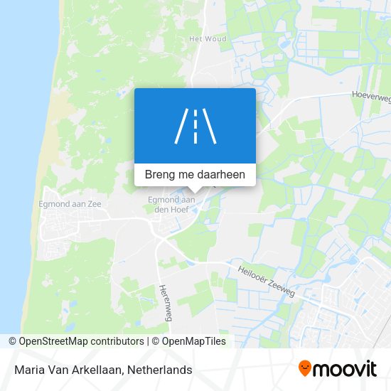 Maria Van Arkellaan kaart