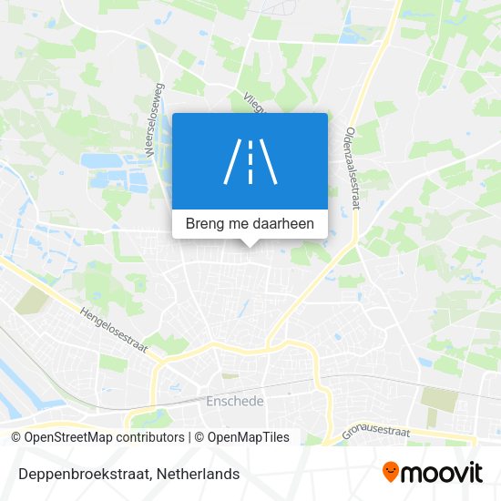 Deppenbroekstraat kaart