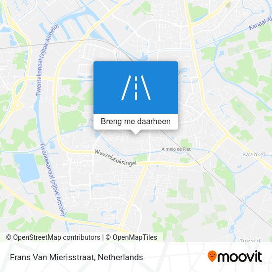 Frans Van Mierisstraat kaart