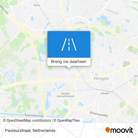 Pasteurstraat kaart