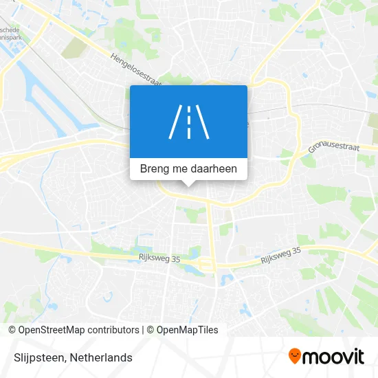 Slijpsteen kaart