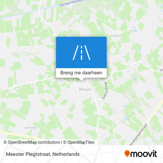 Meester Plegtstraat kaart