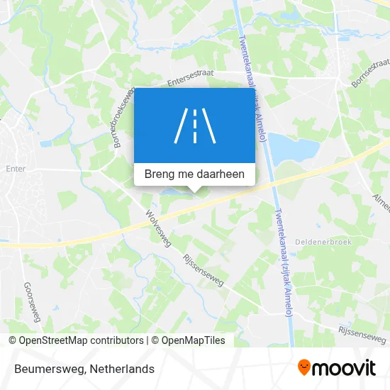 Beumersweg kaart
